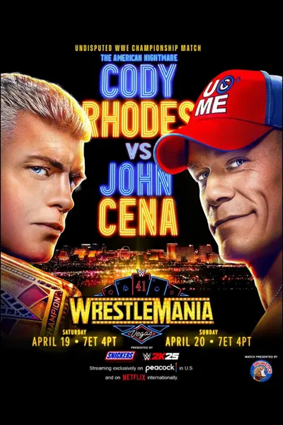 WWE Wrestlemania 41 Sunday Night 2 (2025)